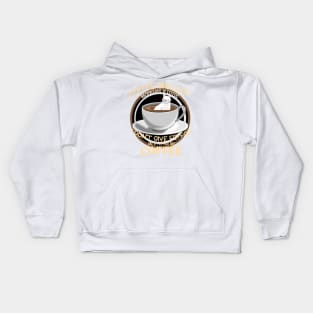 Coffee spelled backwards is eeffoc meme Kids Hoodie